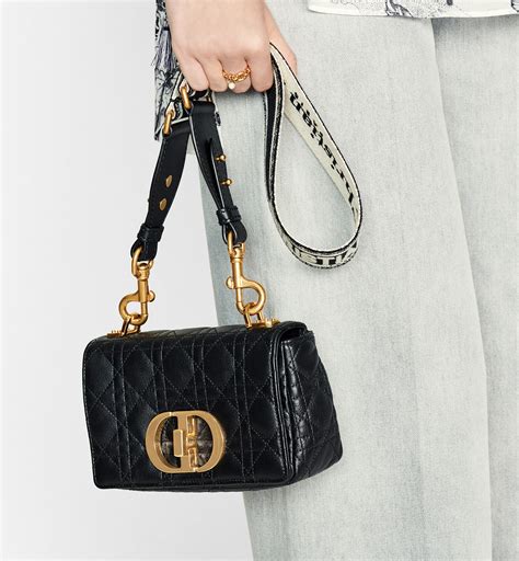 small dior caro bag black|Dior caro bag women.